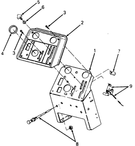 Pedestal, Instrument Panel And Engine Controls Diagram and Parts List for 1872 2072-756300-799999-147730100-148720100-148730100-149720100-149730100 Cub Cadet Lawn Tractor